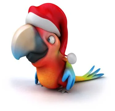 Fun parrot 스톡 일러스트