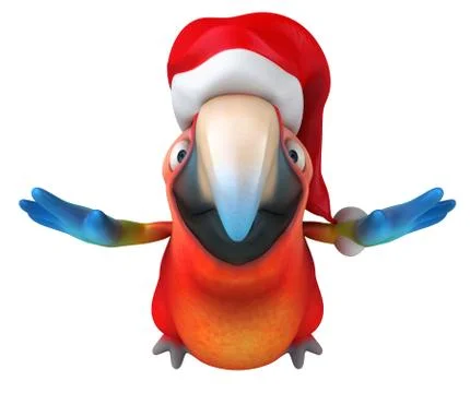 Fun parrot Ilustración de archivo