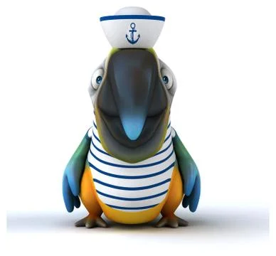 Fun parrot イラスト素材