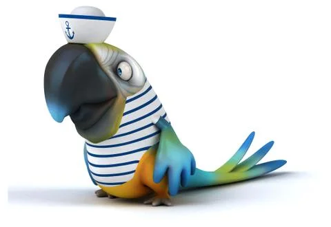 Fun parrot イラスト素材