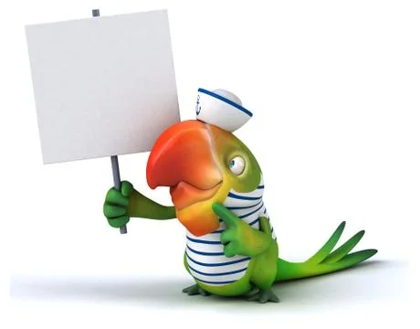 Fun parrot イラスト素材