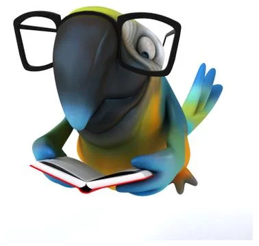 Fun parrot 스톡 일러스트