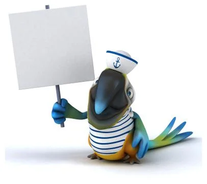 Fun parrot イラスト素材