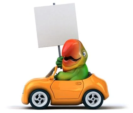Fun parrot イラスト素材