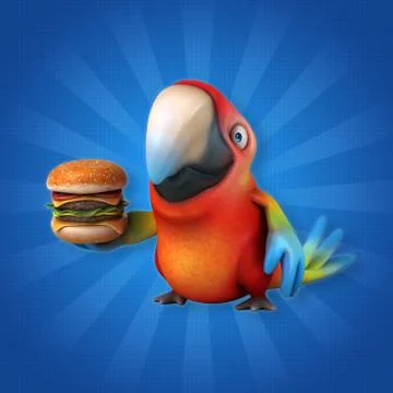 Fun parrot イラスト素材
