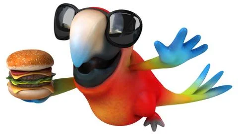 Fun parrot イラスト素材
