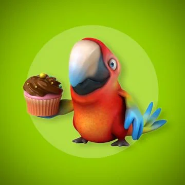 Fun parrot イラスト素材