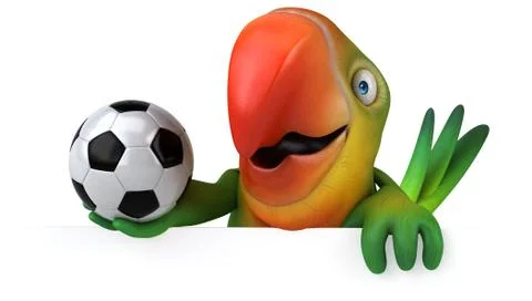 Fun parrot 無料イラスト素材