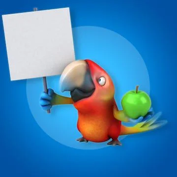 Fun parrot イラスト素材
