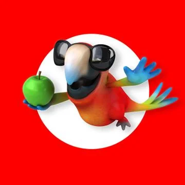 Fun parrot イラスト素材