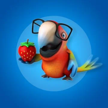 Fun parrot イラスト素材