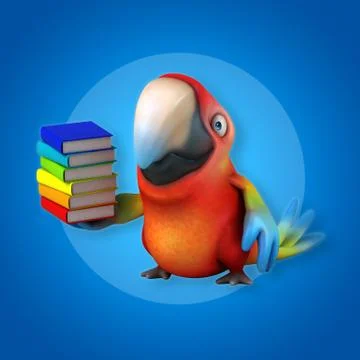 Fun parrot イラスト素材