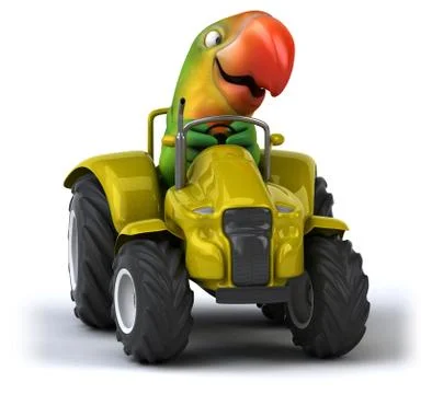 Fun parrot イラスト素材