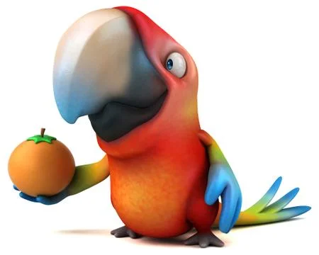 Fun parrot イラスト素材
