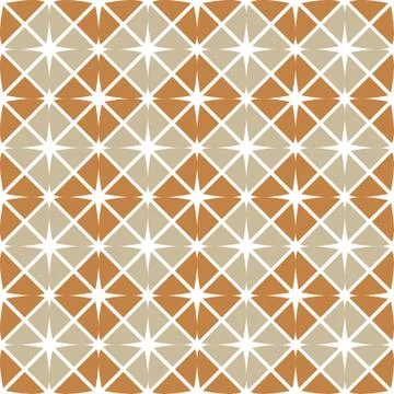 Fun pattern with dark and light brown shapes Stock Illustration