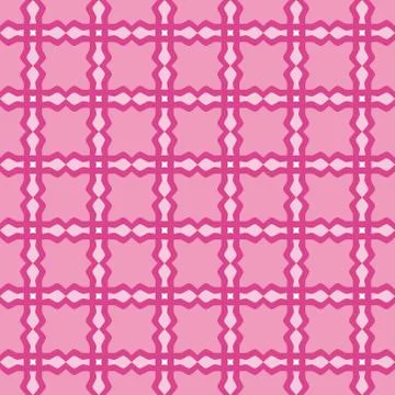 Fun pattern with light and dark pink decorations Stock Illustration