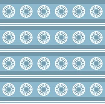 Fun pattern with sun on blue background イラスト素材