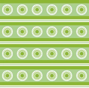 Fun pattern with sun on green background イラスト素材