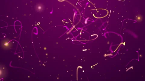 Fun Pink Party Celebration Particles Motion Background Animation Video stock 211875472