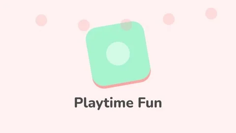 Fun playful abstract background graphic for modern digital content display Stock Footage 336805542