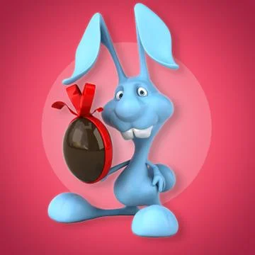 Fun rabbit Stock Illustration