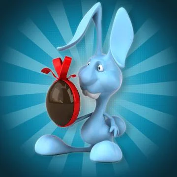 Fun rabbit Stock Illustration