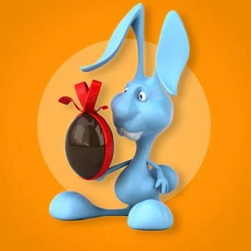 Fun rabbit Stock Illustration