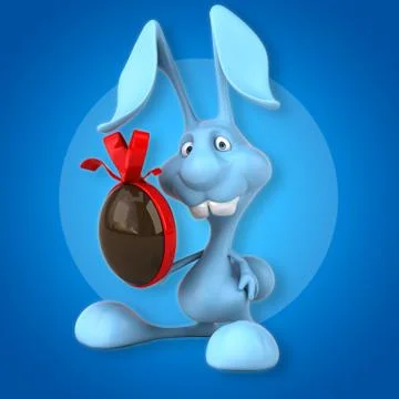 Fun rabbit Stock Illustration