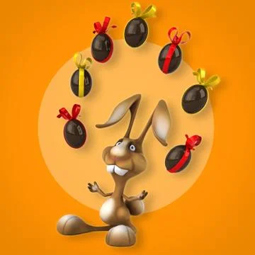 Fun rabbit イラスト素材