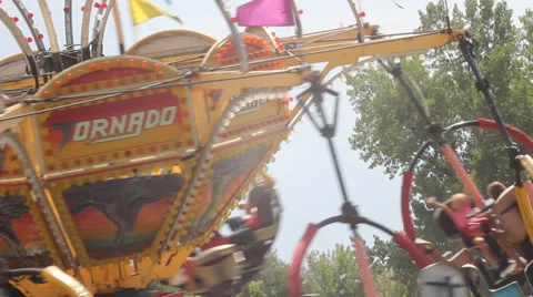 Fun Ride Stock Footage 27816577