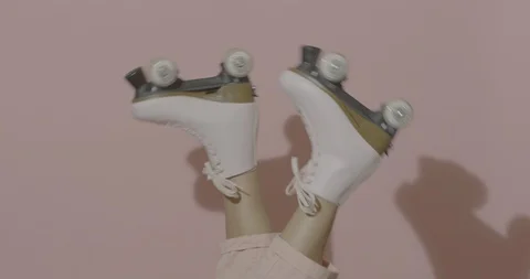 Fun Roller Skates Stock Footage 111280390