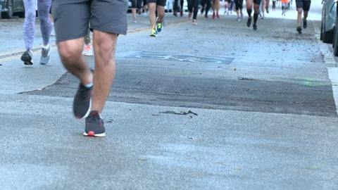 Fun run Stock Footage 128444782