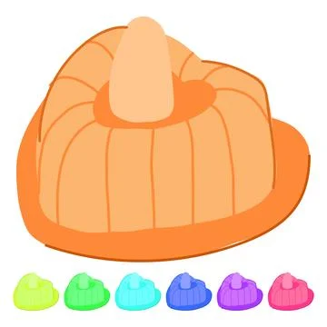 Fun sand toy vector cartoon graphic Stock Illustration