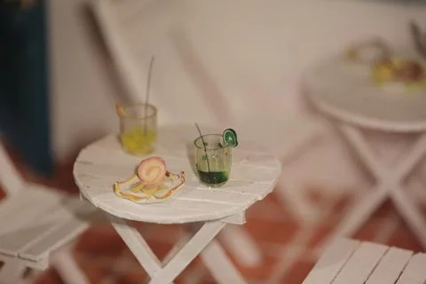 The fun of scale model, fun figure world 30 March 2013 Stock Photos