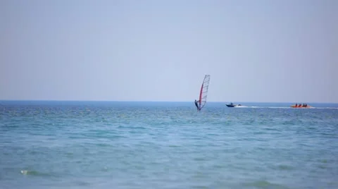 Fun on the sea 스톡 동영상 10861004