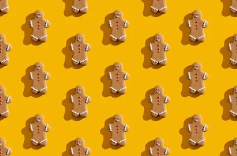 Fun seamless pattern orange decorative background Stock Photos