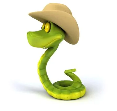 Fun snake Stock Illustration
