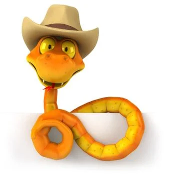 Fun snake Stock Illustration