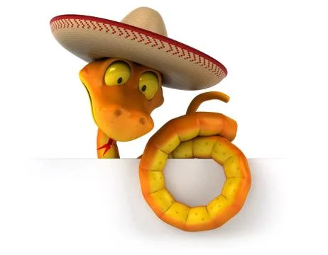 Fun snake Stock Illustration