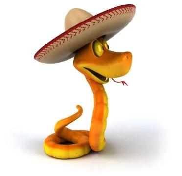 Fun snake Stock Illustration