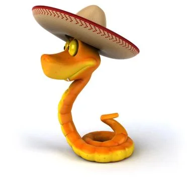 Fun snake Stock Illustration