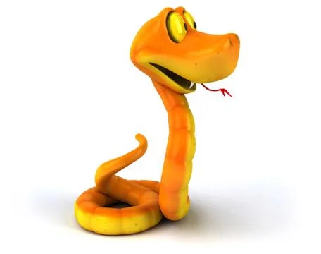 Fun snake Stock Illustration