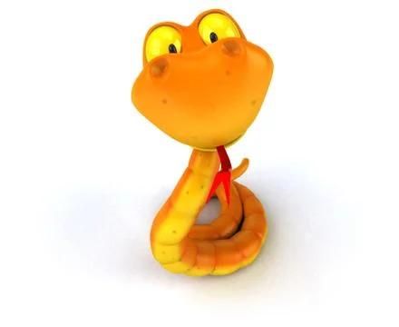 Fun snake Illustrazione stock