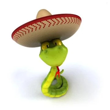 Fun snake Stock Illustration