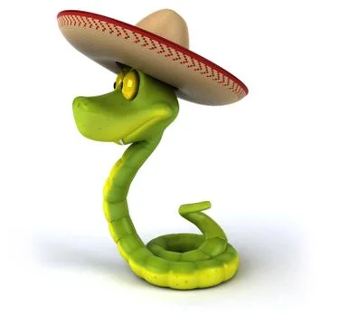 Fun snake Stock Illustration