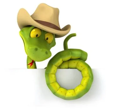 Fun snake Stock Illustration