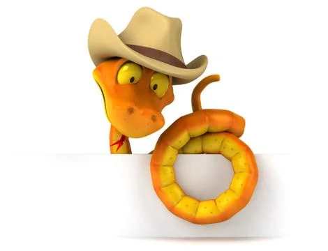 Fun snake Free Stock Illustration