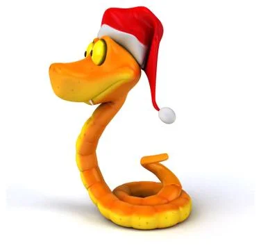 Fun snake Free Stock Illustration