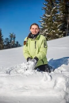 Fun in the snow (6) Stock Photos
