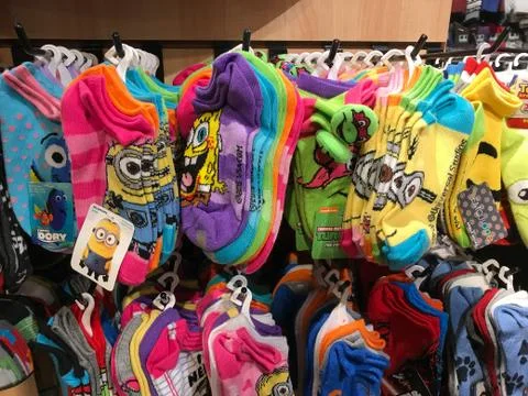 Fun socks Foto stock